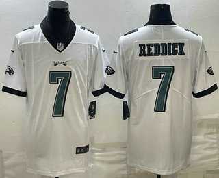 Mens Philadelphia Eagles #7 Haason Reddick White Vapor Untouchable Limited Jersey->philadelphia eagles->NFL Jersey